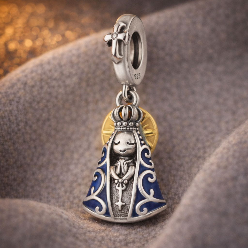 Dije Nuestra Señora Aparecida — Plata 925