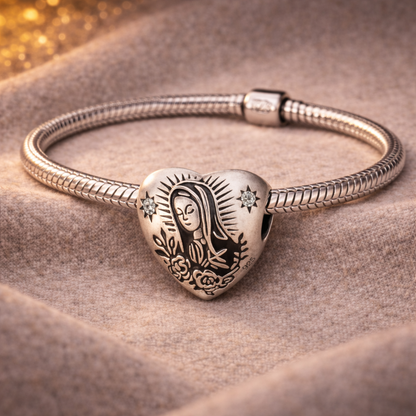 Dije Virgen de Guadalupe Patrona — Plata 925