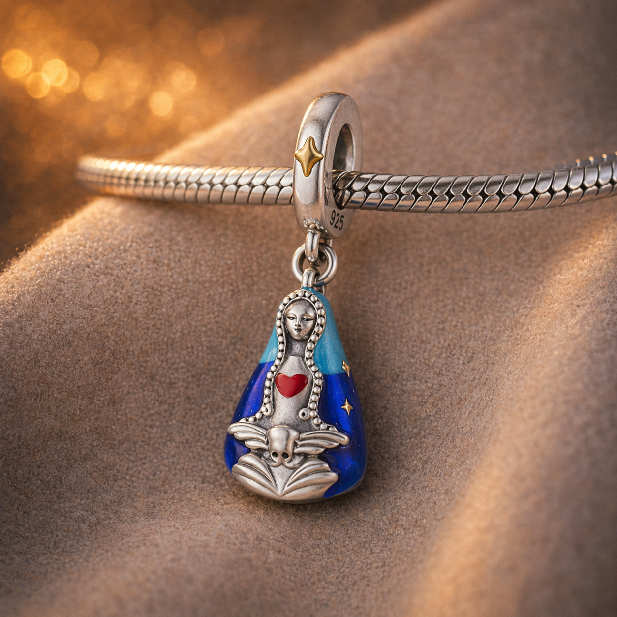 Dije Manto Sagrado de Nuestra Señora — Plata 925