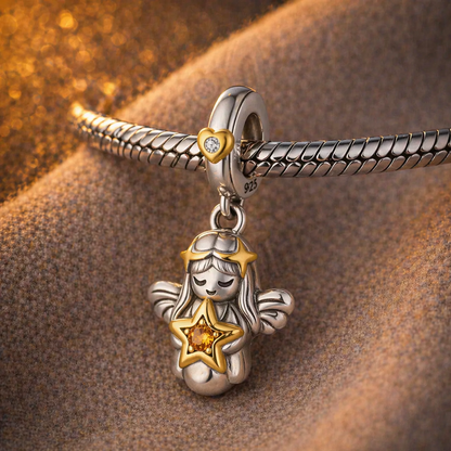 Dije Ángel Guardián Celestial — Plata 925