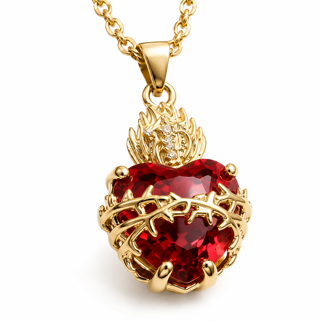 Collar Devoción al Sagrado Corazón