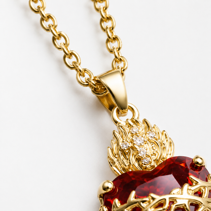 Collar Devoción al Sagrado Corazón