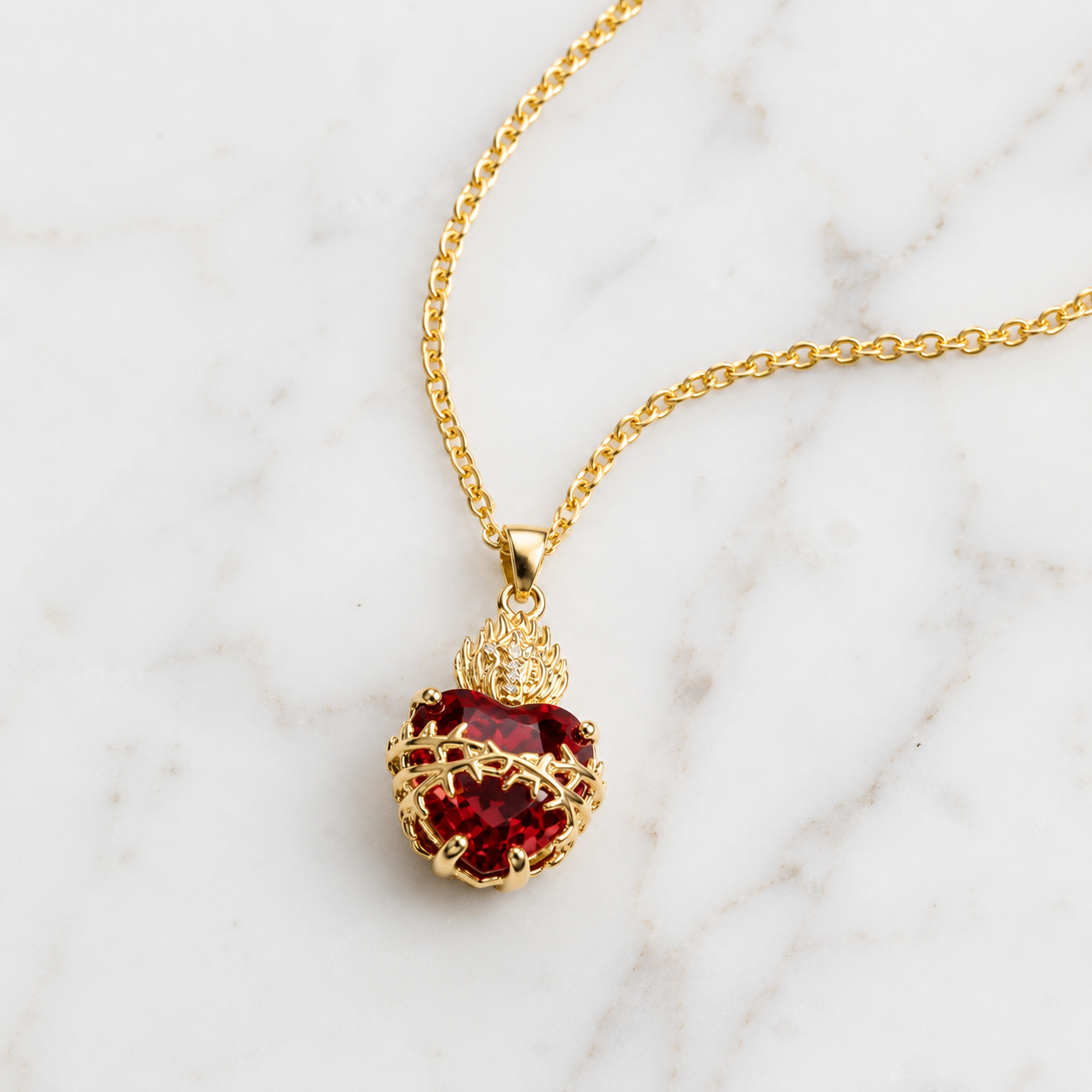 Collar Devoción al Sagrado Corazón
