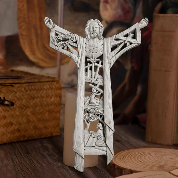 Cristo Resucitado de Pared — Símbolo de Victoria y Vida Eterna