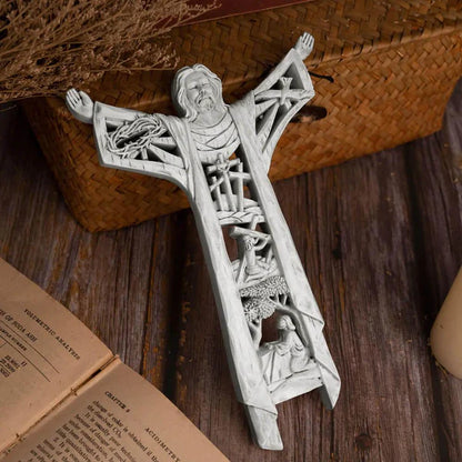 Cristo Resucitado de Pared — Símbolo de Victoria y Vida Eterna