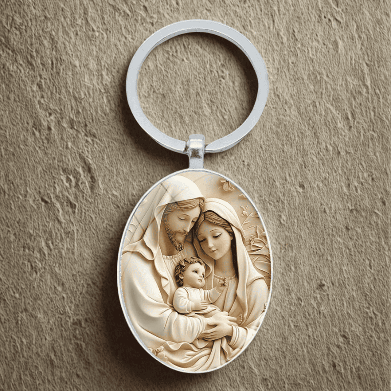 Llavero Familia Divina