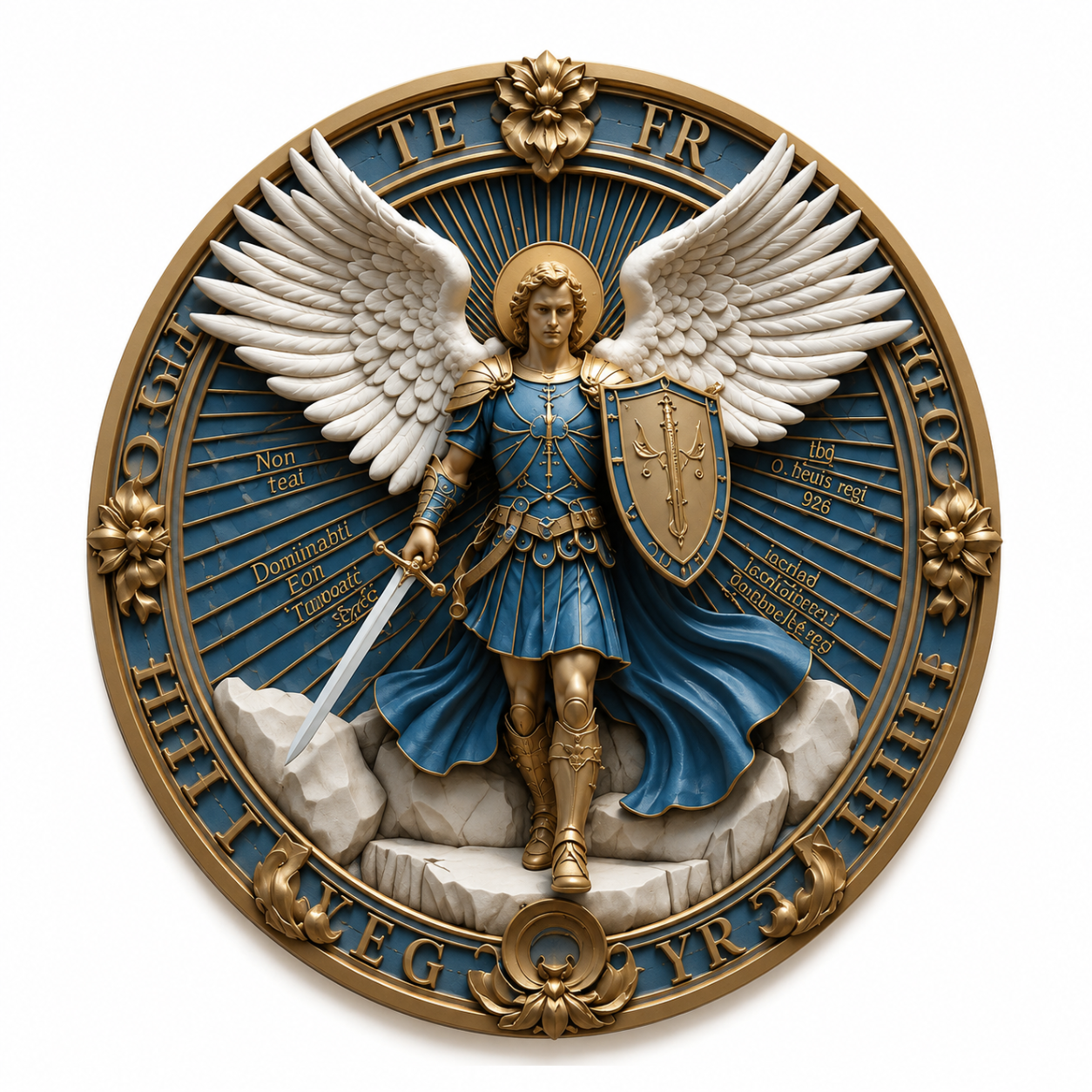 Ángel del Redentor – Placa Decorativa