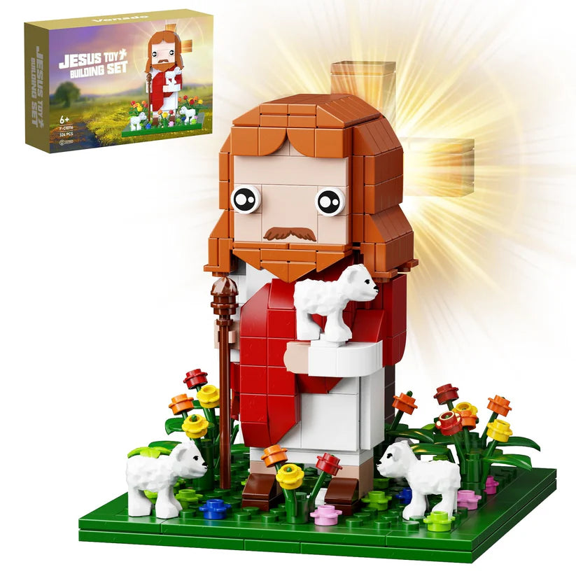 Lego Bíblico Jesús y las Ovejas — 324 Piezas