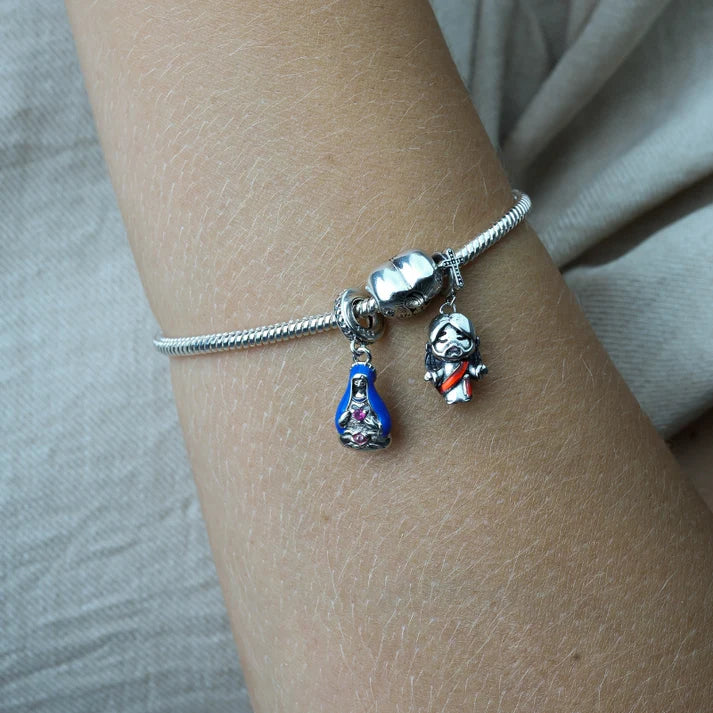 Pulsera Sagrada para Dijes — Plata 925