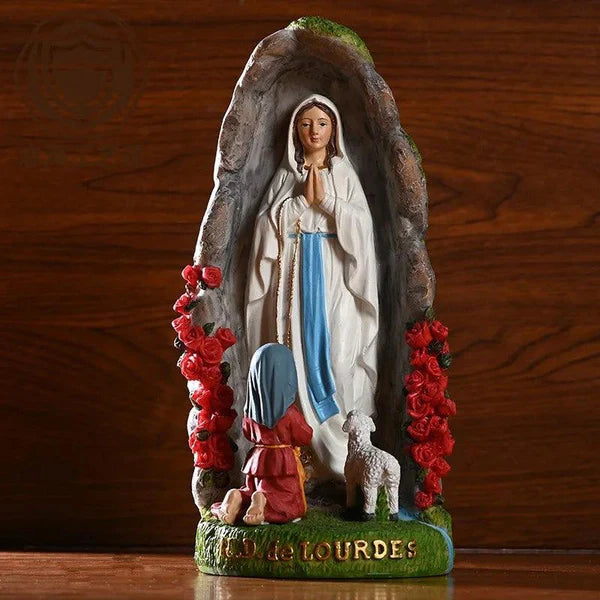 Nuestra Señora de Lourdes — Imagen Sacra de Fe y Devoción