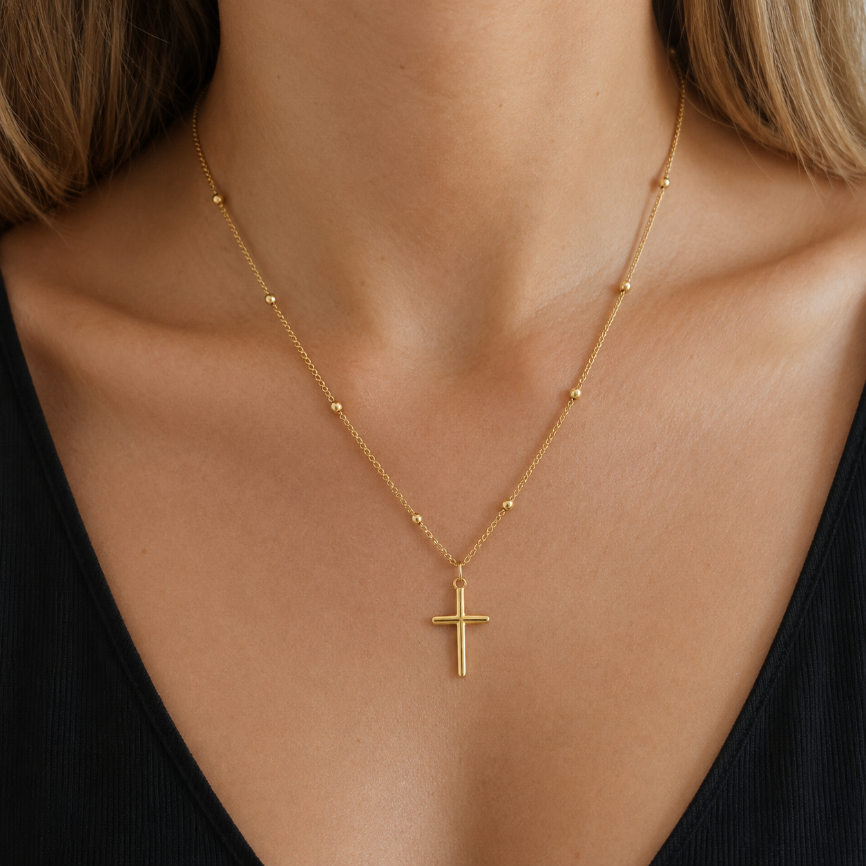 Collar Cruz Sencilla