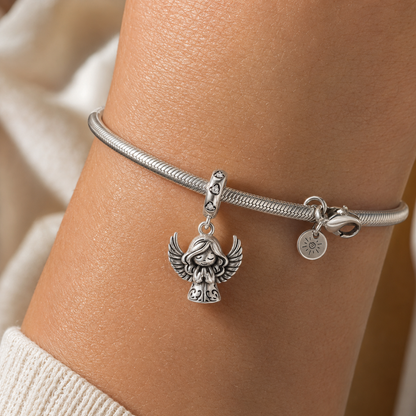 Dije Ángel en Oración — Plata 925