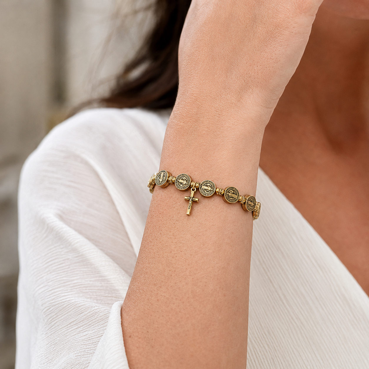 Pulsera Escudo de San Benito