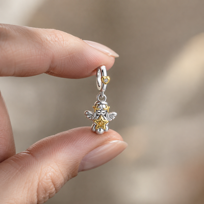 Dije Ángel Guardián Celestial — Plata 925