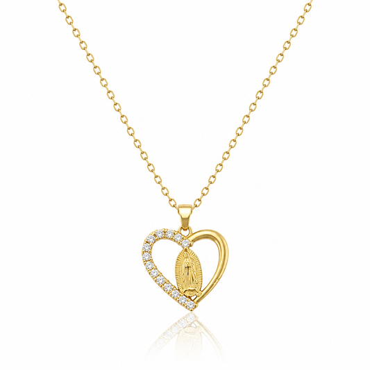 Collar Corazón de Guadalupe