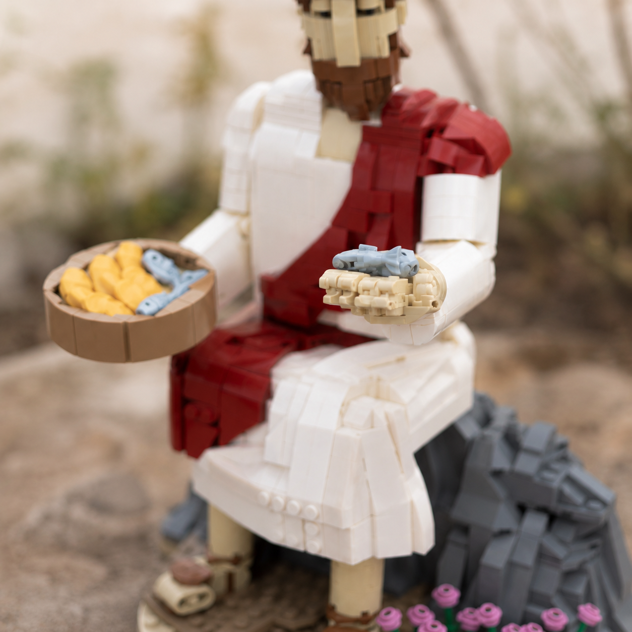 Lego Jesús Multiplicando los Panes y los Peces
