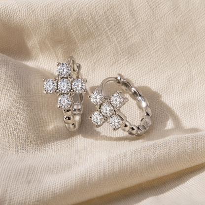 Aretes Cruz Celestial