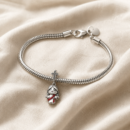 Dije Cristo Rey Glorioso — Plata 925