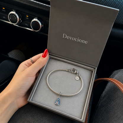 Dije Inmaculado Corazón de María — Plata 925