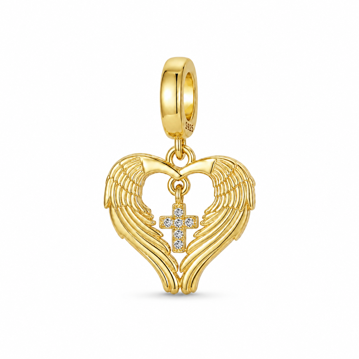 Dije Alas de Ángel  — Baño de Oro 18k