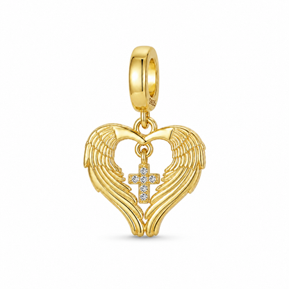 Dije Alas de Ángel  — Baño de Oro 18k