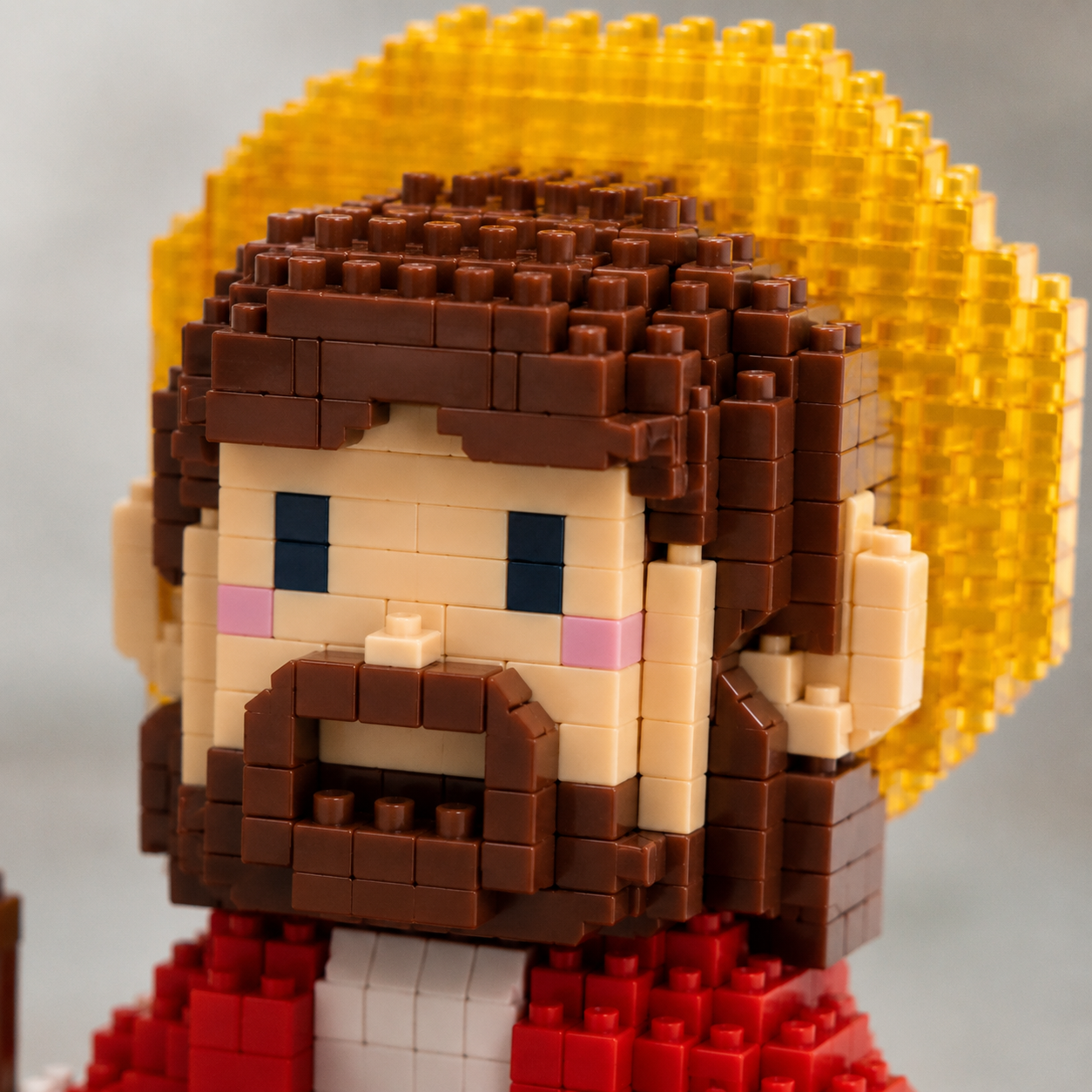 Lego Jesús con Ovejas y Flores