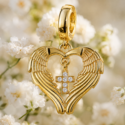 Dije Alas de Ángel  — Baño de Oro 18k
