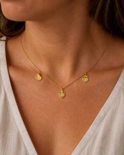 Collar Tres Corazones