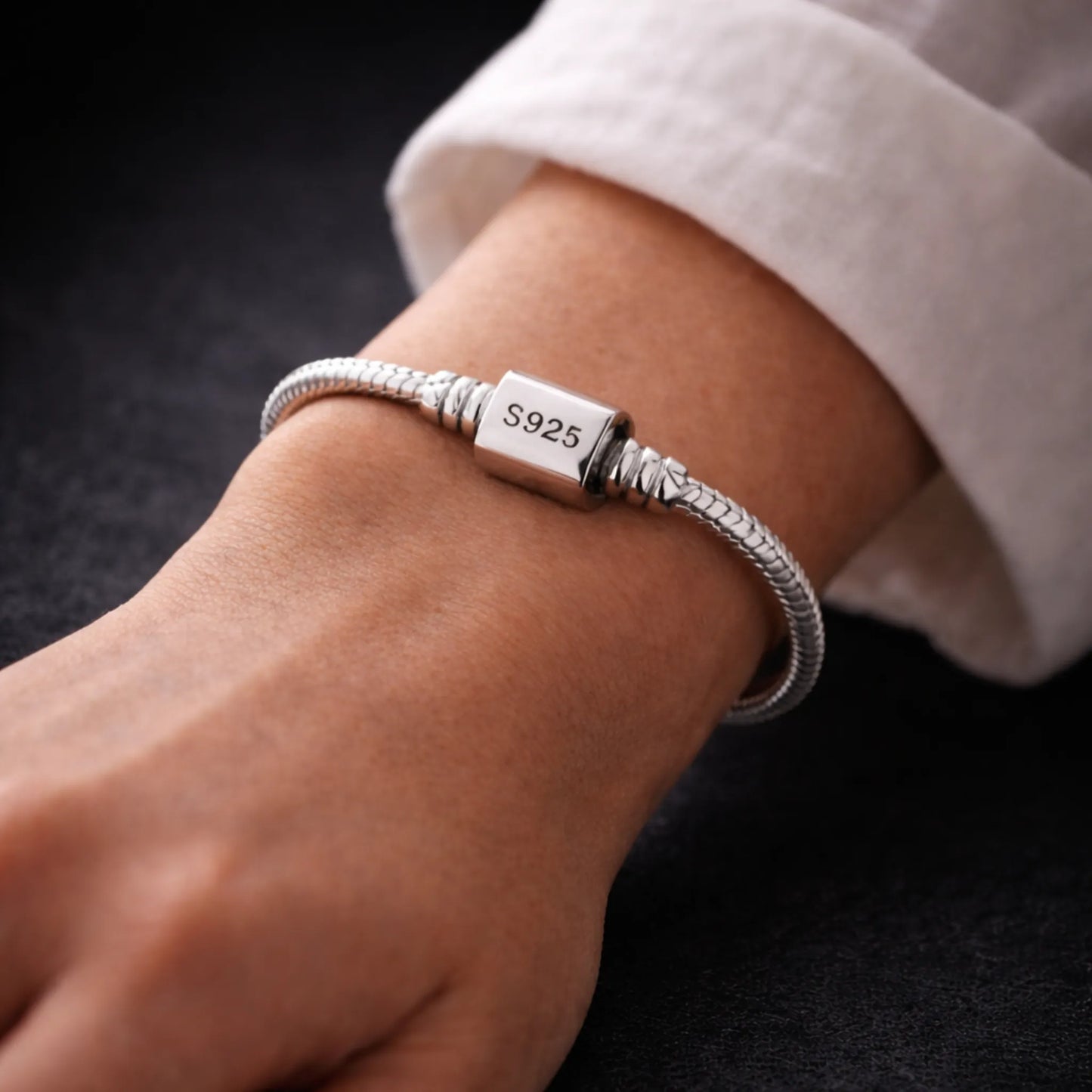 Pulsera Sagrada para Dijes — Plata 925